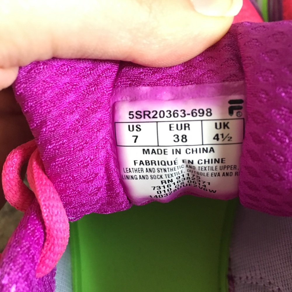 Fila Neon Shoes - Picture 5 of 6